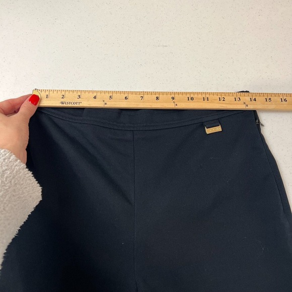 ST. John Sport Women's Activewear Pant Elastic Waist Side Zip Navy‎ Blue Size 4 - Picture 9 of 15